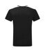 Unisex Adult Performance Contrast T-shirt Black White TriDri-2