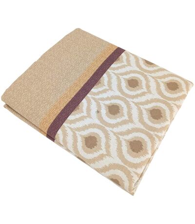Drap plat 100% coton INOUK rose/beige