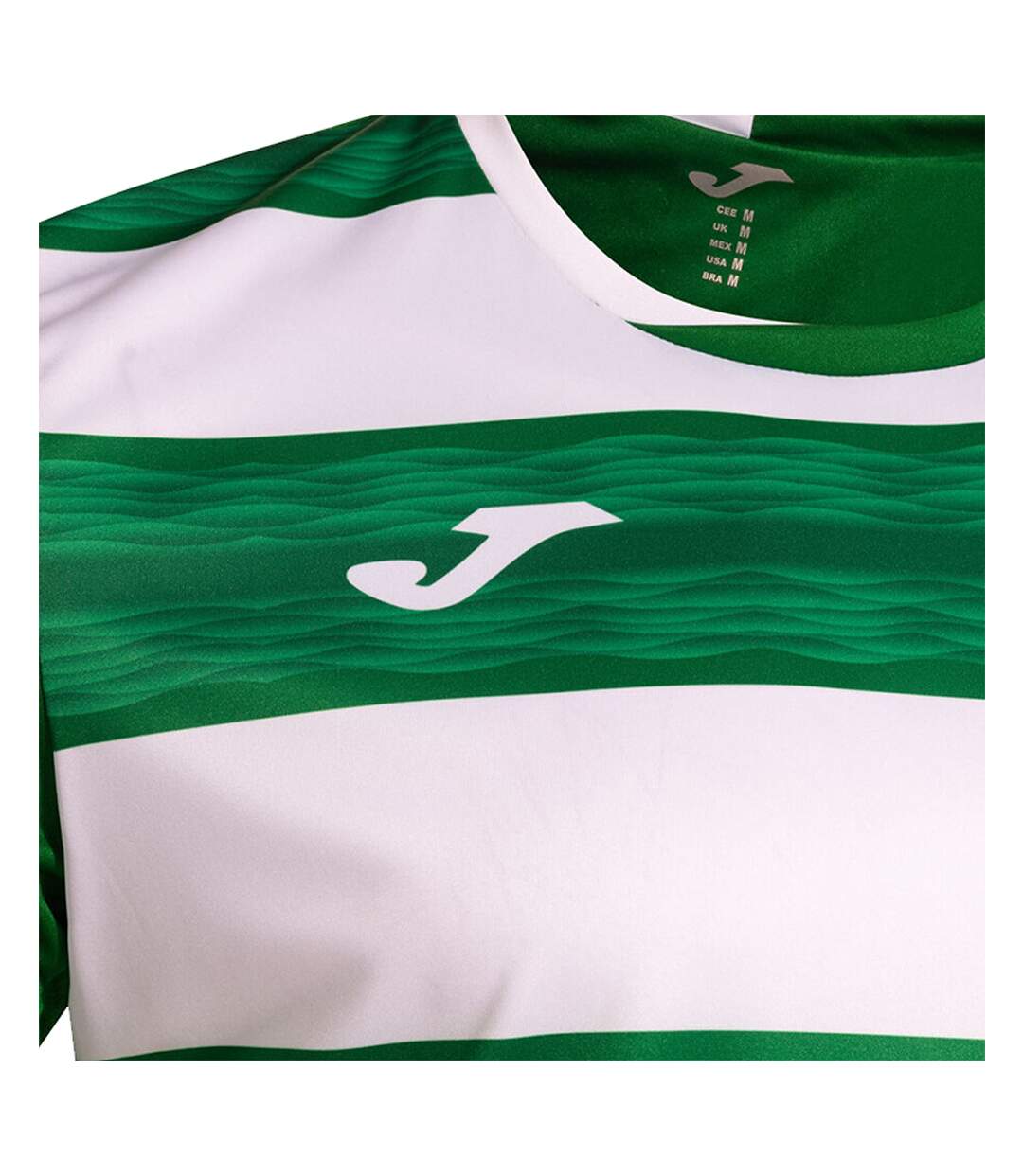 T-shirt Manches Courtes Europa Homme Blanc Vert Joma-3