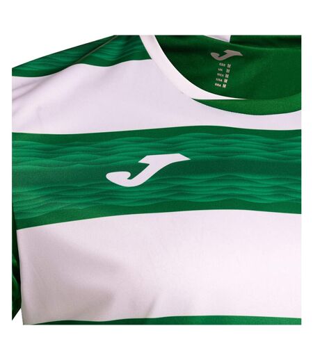 T-shirt Manches Courtes Europa Homme Blanc Vert Joma