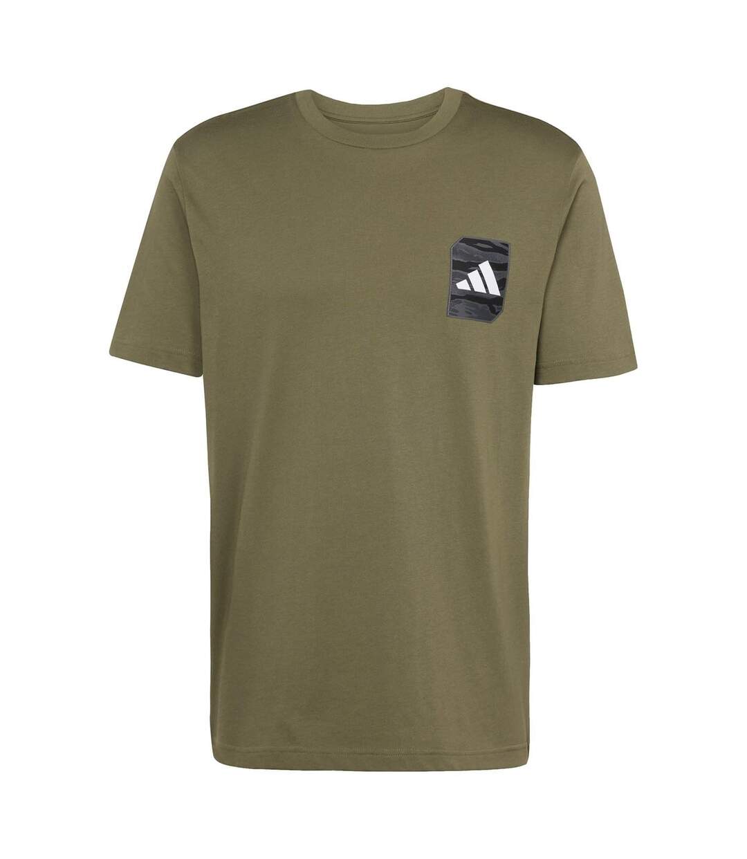 T-shirt Motif/style Camouflage Street Homme Kaki Adidas-2