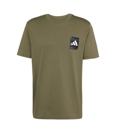 T-shirt Motif/style Camouflage Street Homme Kaki Adidas