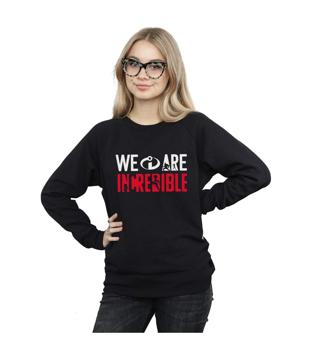 Disney Sweatshirt Womens/Ladies Incredibles 2 We Are Incredible (Noir) - UTBI32139-2