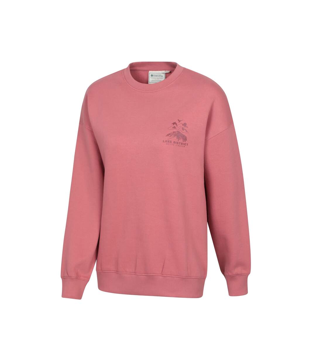 Womens/ladies Scotland Graphic Sweatshirt Pink Mountain Warehouse-3