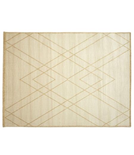 Tapis Déco Fil Métallisé Royal 150x200cm Beige