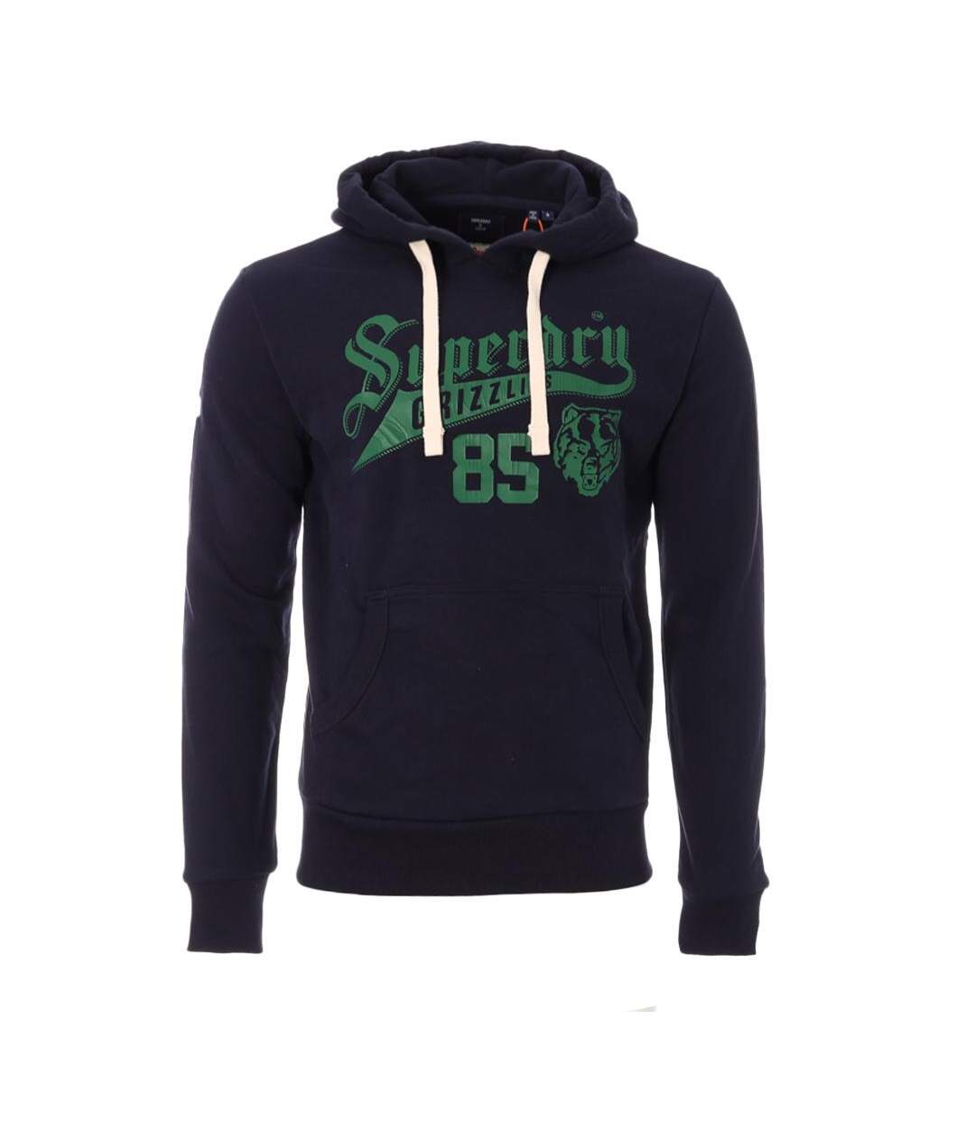 Sweat à capuche marine homme superdry ub overhead - l-1