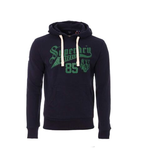 Sweat à capuche marine homme superdry ub overhead - l