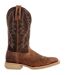 Mens Rebel Pro Lite Grain Leather Cowboy Boots Rustic Tan Durango-4