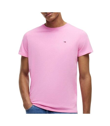 T-shirt rose homme tommy hilfiger tjm xslim jersey