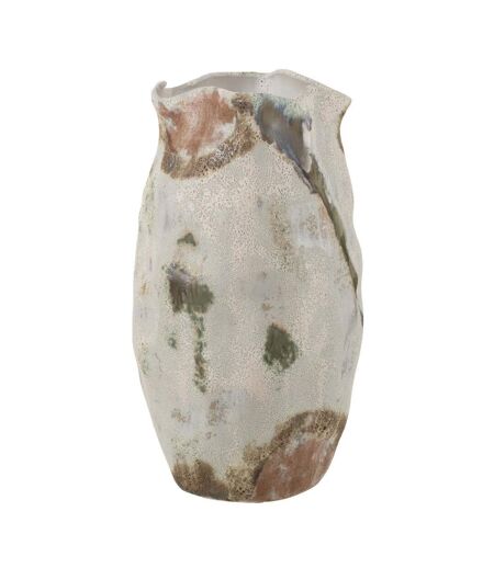 Vase Design en Argile Lune 46cm Beige