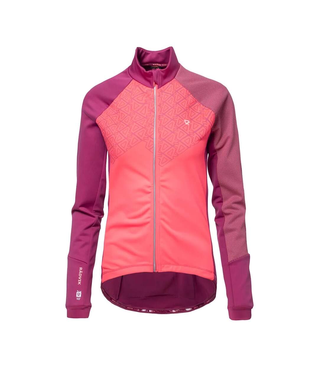 Veste November Bv Femme Rouge Rose Framboise Foncé Radvik-1
