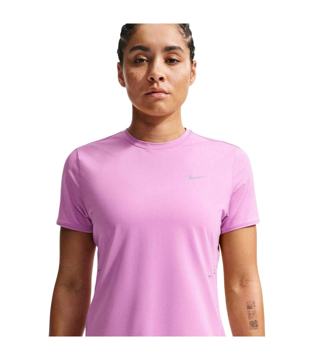 T-shirt Course À Pied Swift Femme Magenta Nike-3