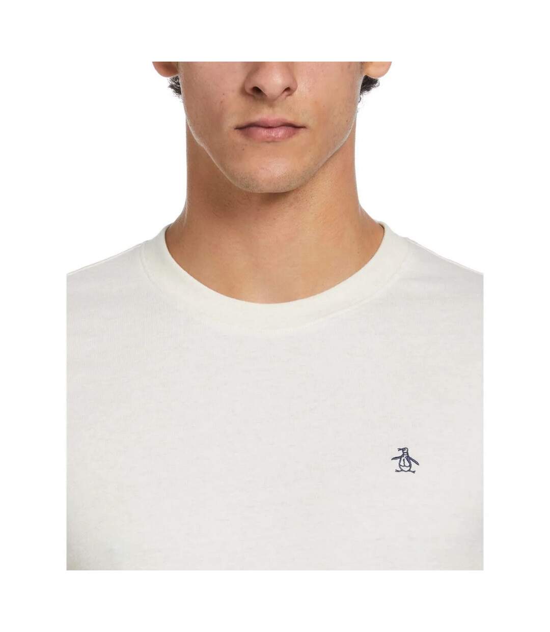 T-shirt pete homme crème Original Penguin-3