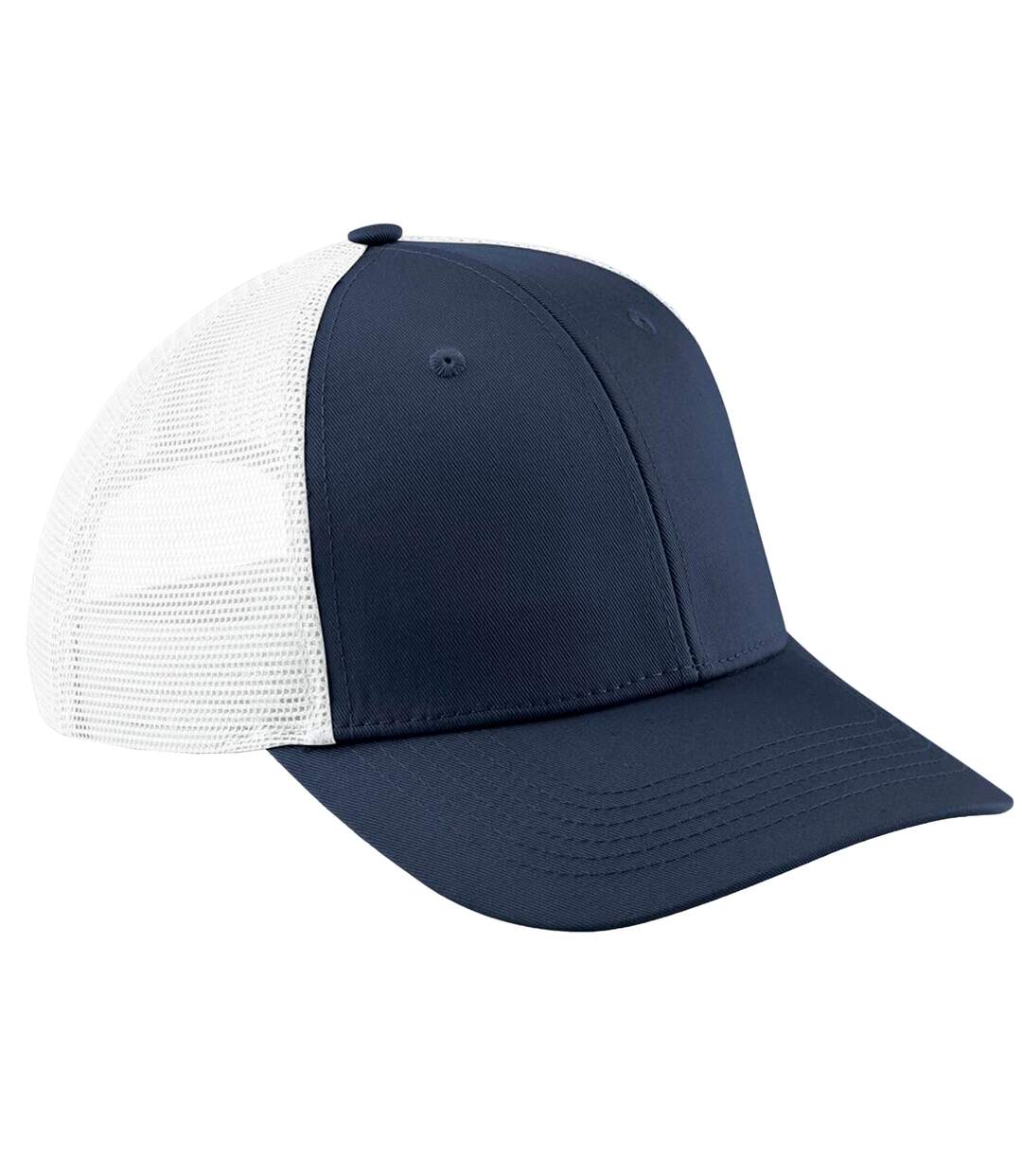 Casquette trucker urbanwear bleu marine / blanc Beechfield-1