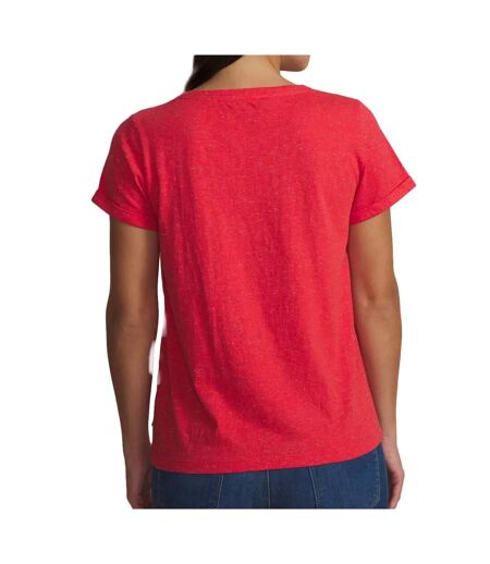 T-shirt rouge femme tbs adinatee 29418
