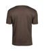 T-shirt interlock hommes marron foncé Tee Jays Tee Jays