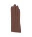 Womens/ladies Serena Leather Gloves Brown Eastern Counties Leather-2
