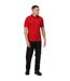 Mens Moisture Wicking Polo Shirt Classic Red Regatta Professional-2