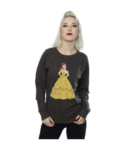 Disney Princess Womens/Ladies Classic Belle Sweatshirt (Light Graphite)