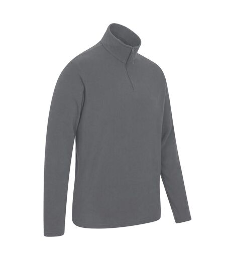 Mens camber ii half zip fleece top grey Mountain Warehouse