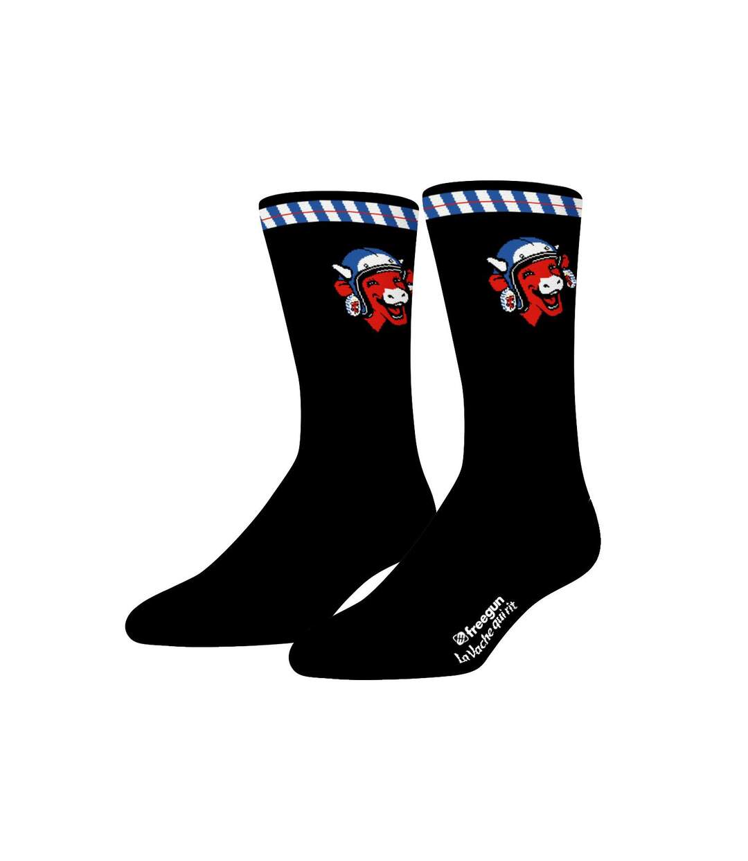 Lot de 4 paires de chaussettes homme La Vache Qui Rit Freegun-5