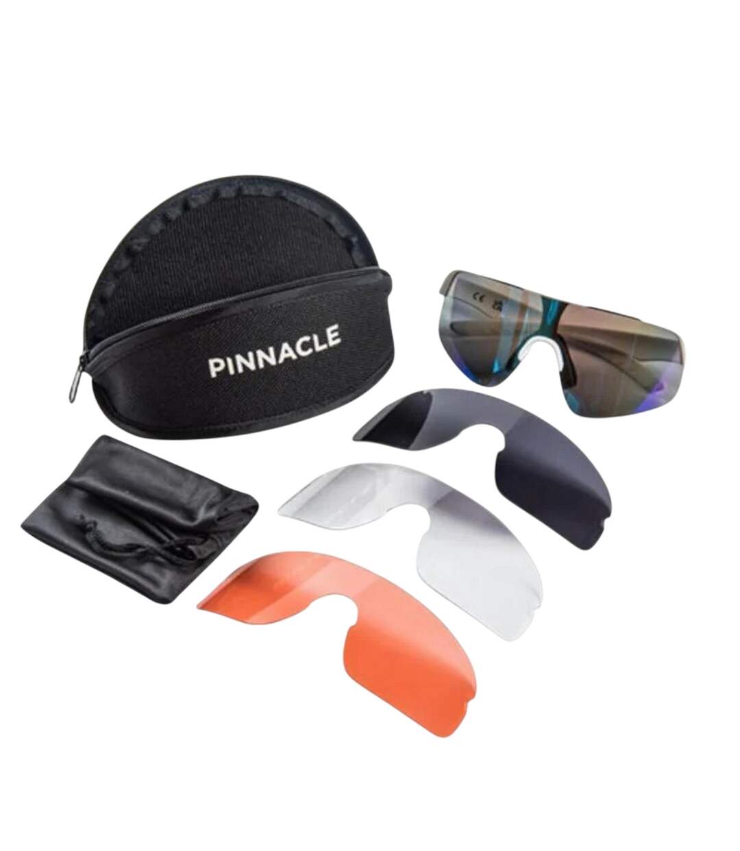 Lunettes De Soleil Cyclisme Adulte Taille Unique Noir Pinnacle-4