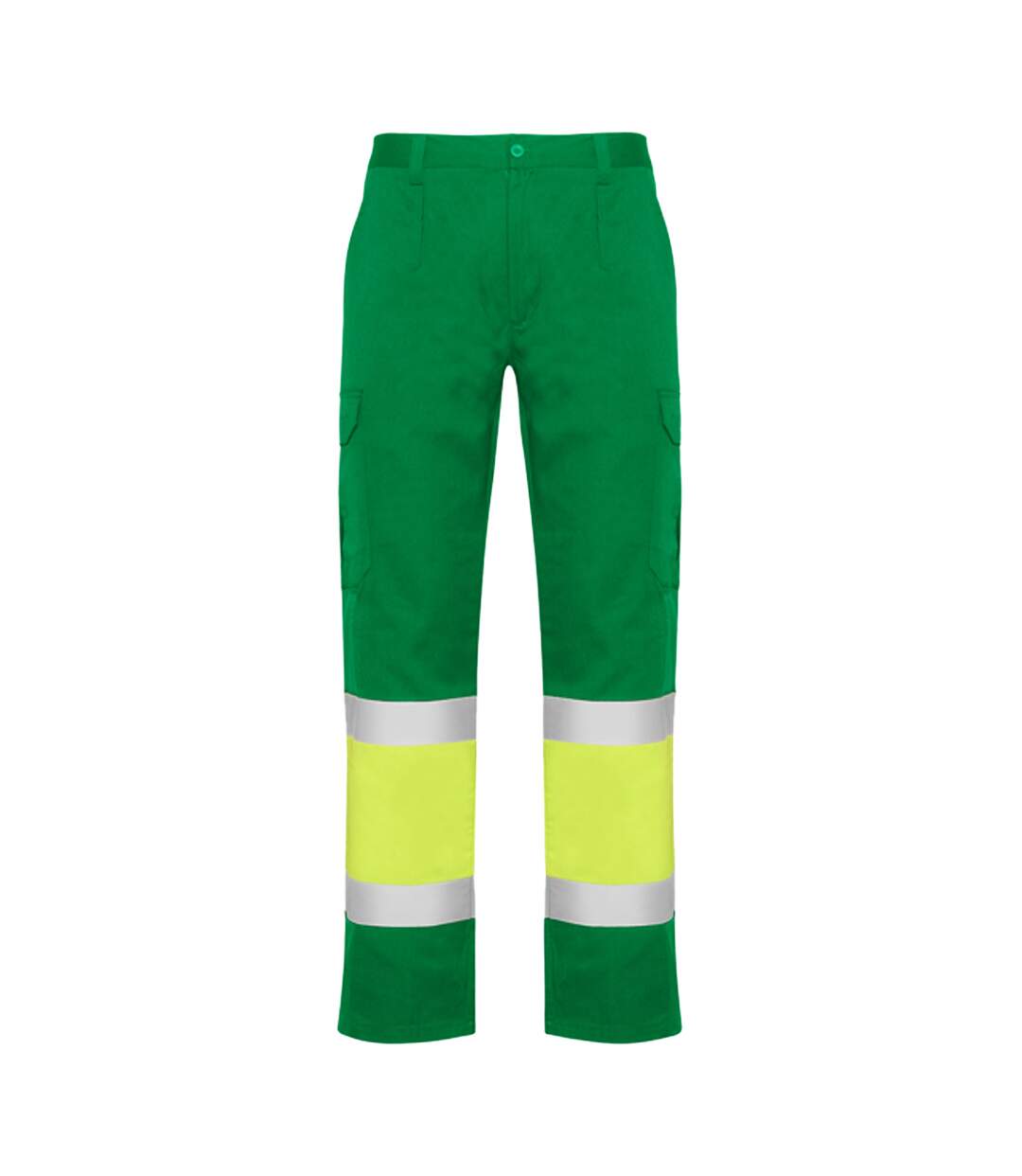 Pantalon Naos Homme Vert Jaune Fluo Roly Workwear-1