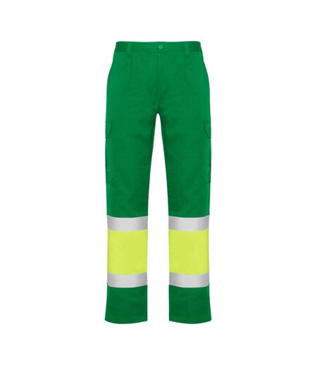 Pantalon Naos Homme Vert Jaune Fluo Roly Workwear