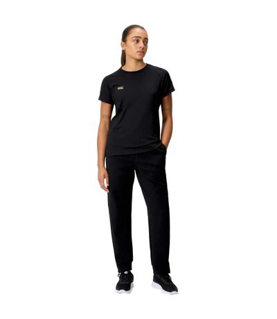 Womens/ladies Tempo+ Jogging Bottoms Black Canterbury