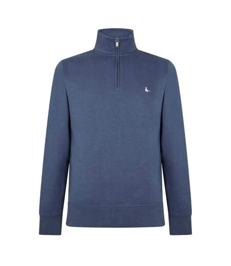 Mens Barchester Quarter Zip Sweatshirt Indigo Jack Wills