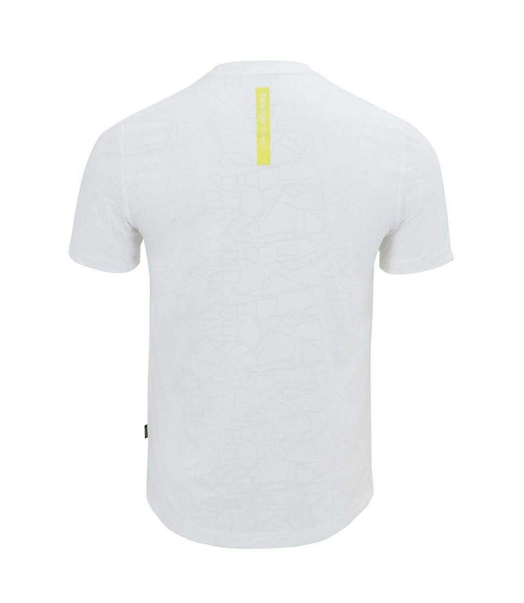 T-shirt Motif/style Logo Homme Bleu Slazenger-4