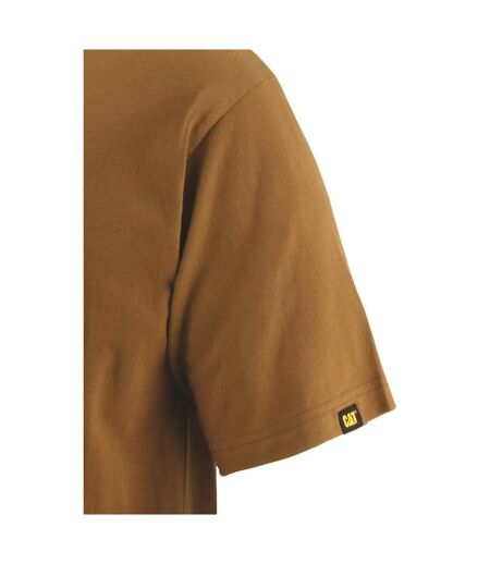 Caterpillar Mens Trademark Logo T-Shirt (Bronze) - UTFS5136
