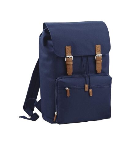 Bagbase Heritage Laptop Backpack Bag (Up To 17inch Laptop) (French Navy) (One Size) - UTBC2540