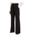 Womens/ladies Flared Wide Leg Trousers Black Ted Baker-1
