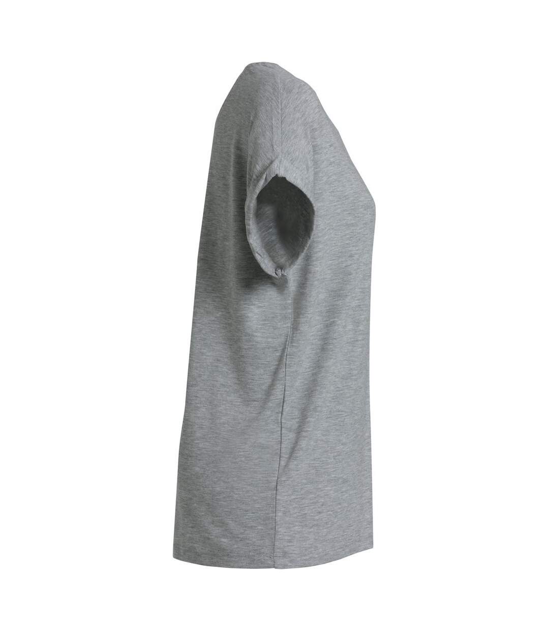 T-shirt Katy Femme Gris Chiné Clique-4
