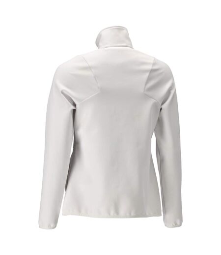 Womens/ladies Customised Fleece Jacket White Mascot