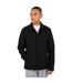 Mens Plain Overcoat Black Brave Soul-2