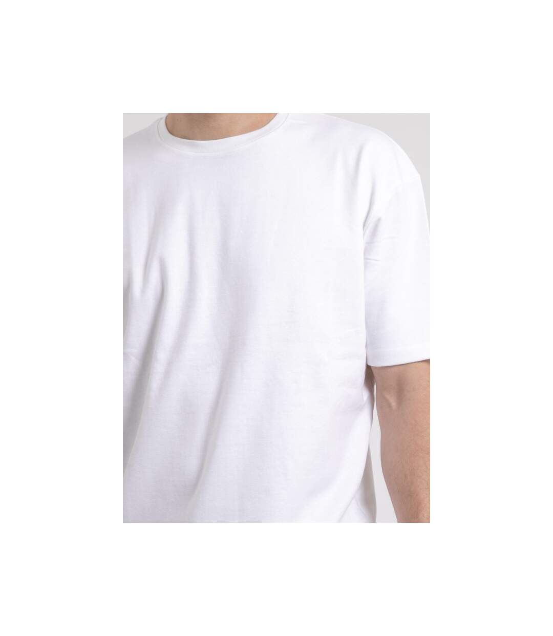 T-shirt col rond oversize pur coton NOBUKA-3