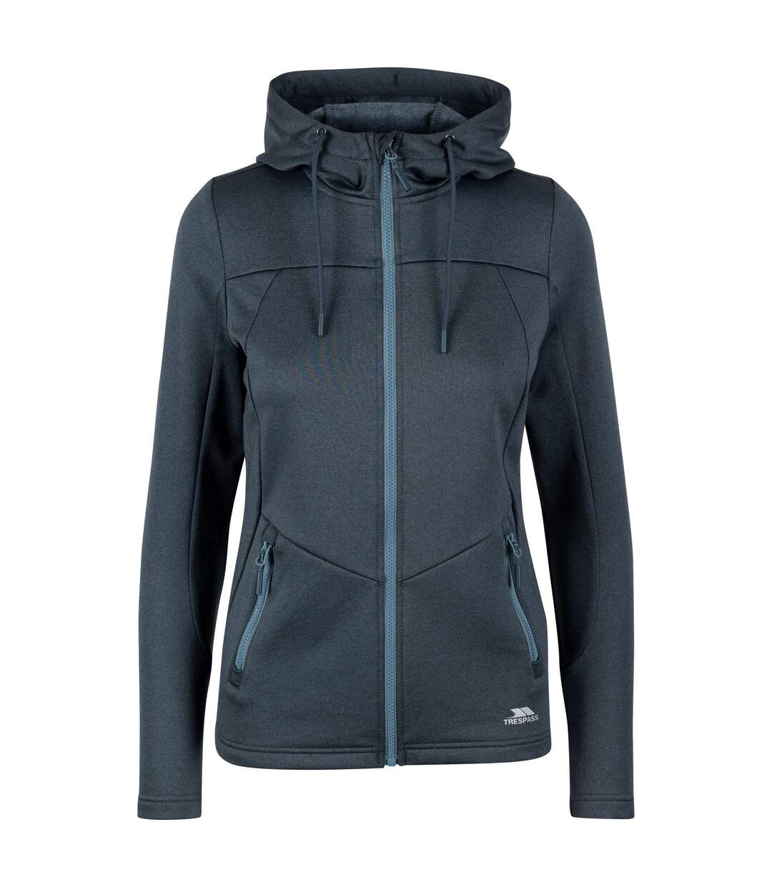 Veste de sport à capuche koa femme anthracite chiné Trespass