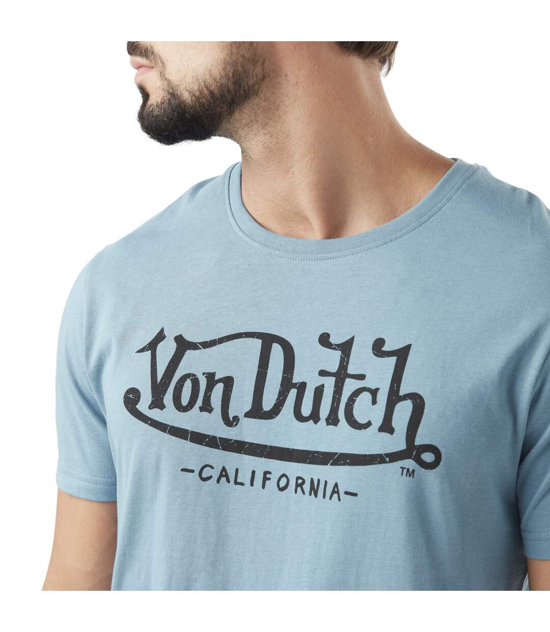 T-shirt homme col rond avec logo en coton First Vondutch-2