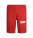 Mens Tape Sweat Shorts Red Off-White-1