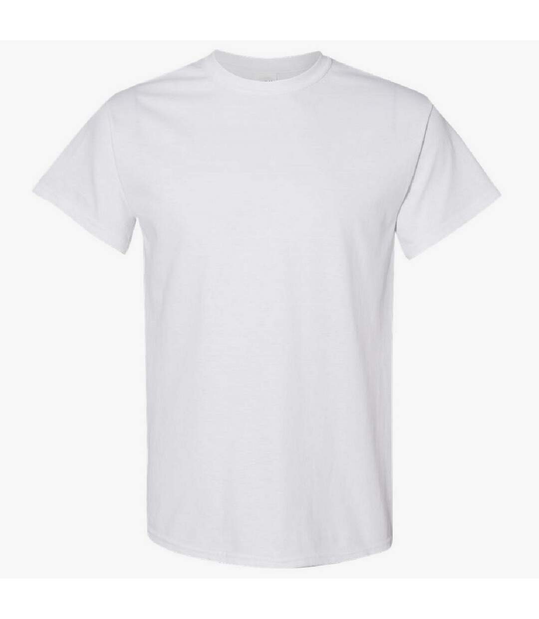 T-shirt homme blanc Gildan-1