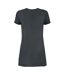 Womens/ladies Script Cypress Hill T-shirt Dress Charcoal Amplified-2