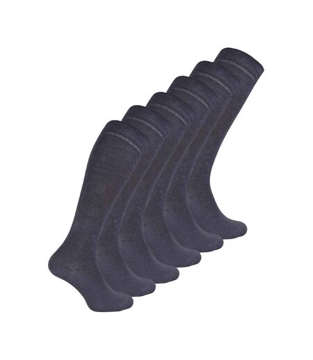 Sock Snob - 6 Paires Femme Chaussettes Hautes Bambou Longues Rembourré