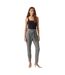 Womens/ladies Plaid Paperbag Petite Trousers Grey Vero Moda-1