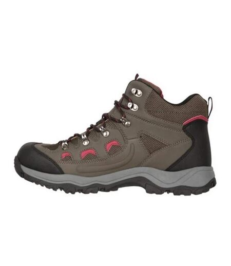 Mens Adventurer Waterproof Hiking Boots Grey Mountain Warehouse