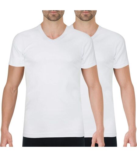 Lot de 2 tee-shirts col V homme Coton Bio