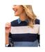 Tunique Motif/style Long Femme Bleu Crème WoolOvers-2