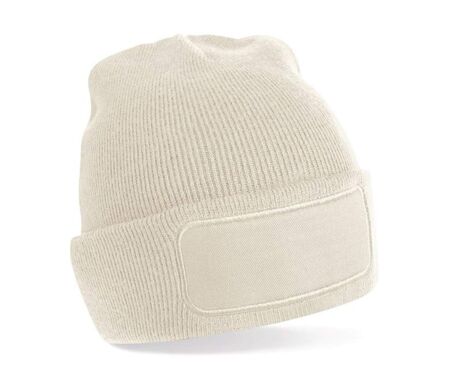 Bonnet avec patch - Adulte - B445 - beige amande