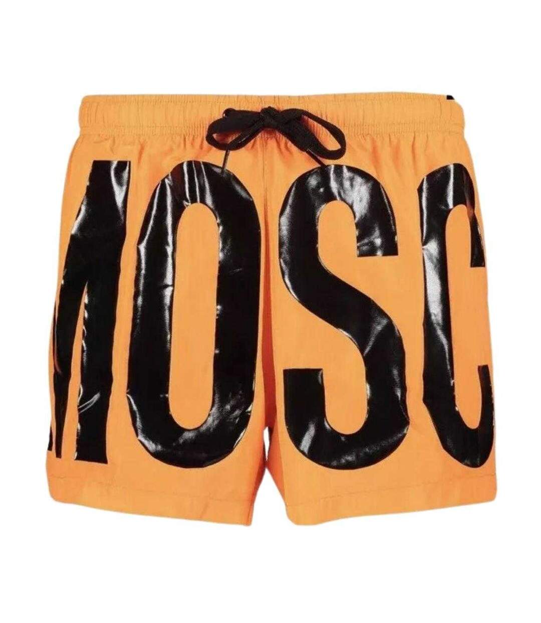 Short De Bain Motif Logo Homme Orange Clair Moschino-1